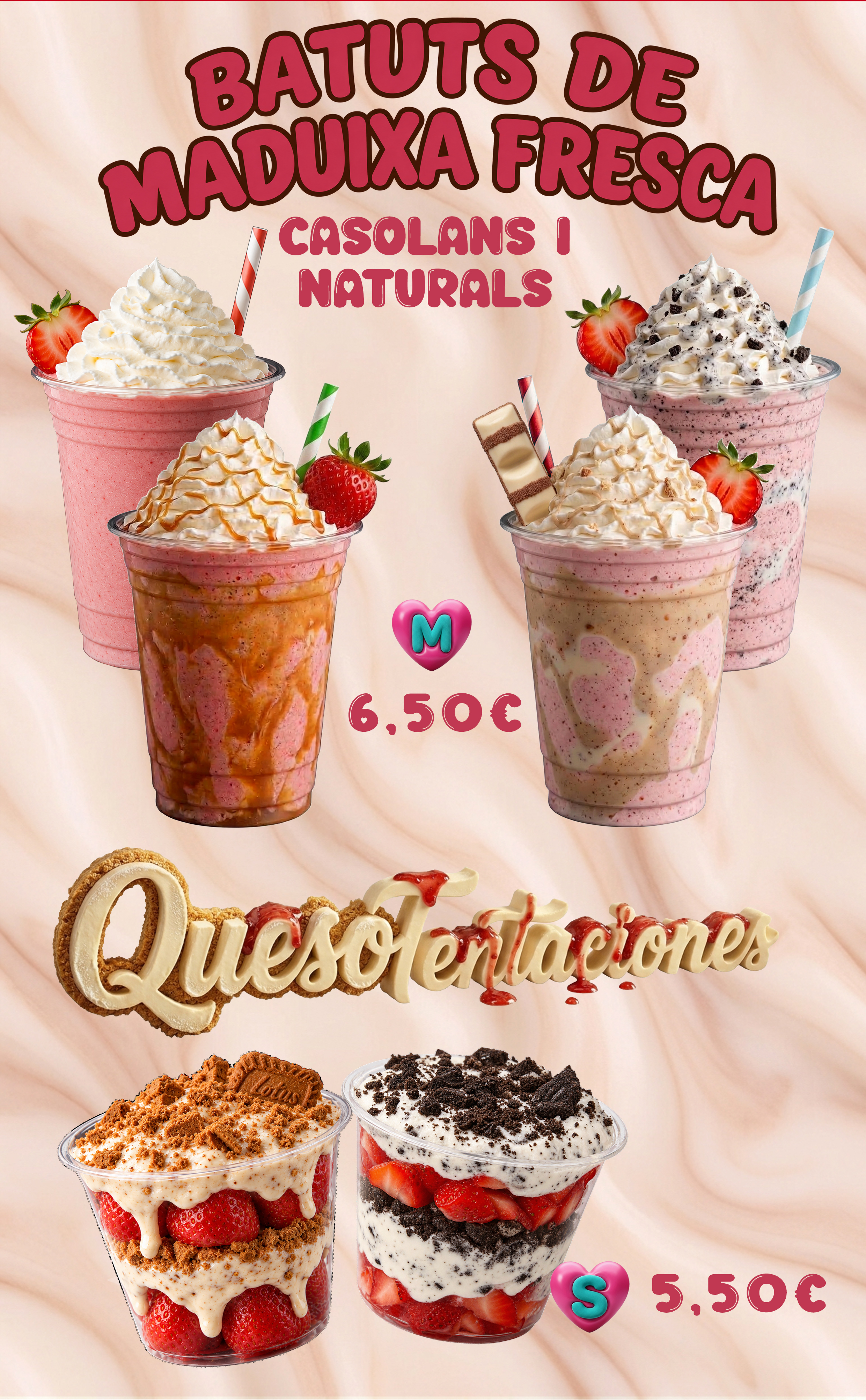 Carta Batidos y Quesotentaciones